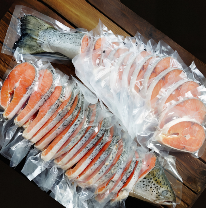 High barrier frozen vacuum bags for food packaging