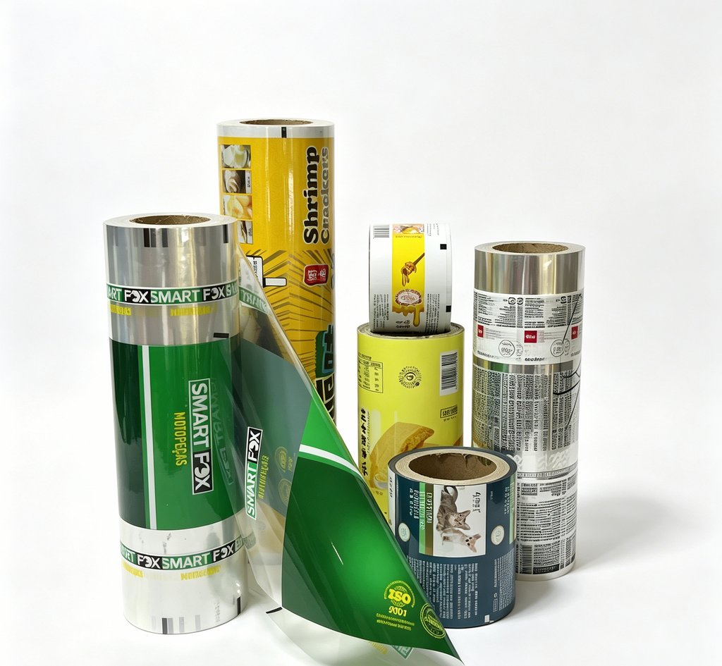 Custom Printed Rollstock Film for Food Packaging