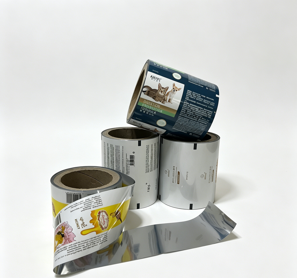 Custom Printed Rollstock Film for Food Packaging