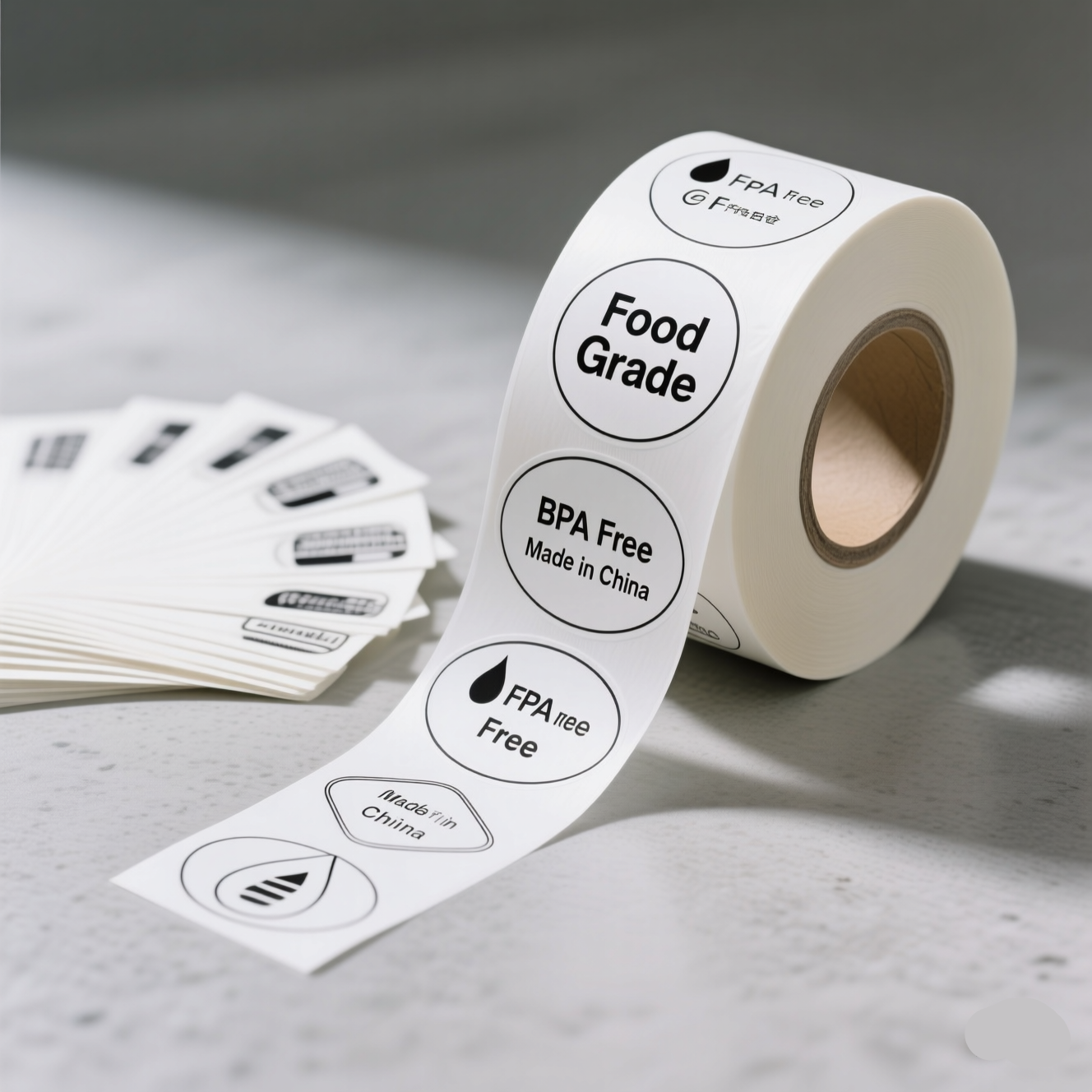 Adhesive label paper