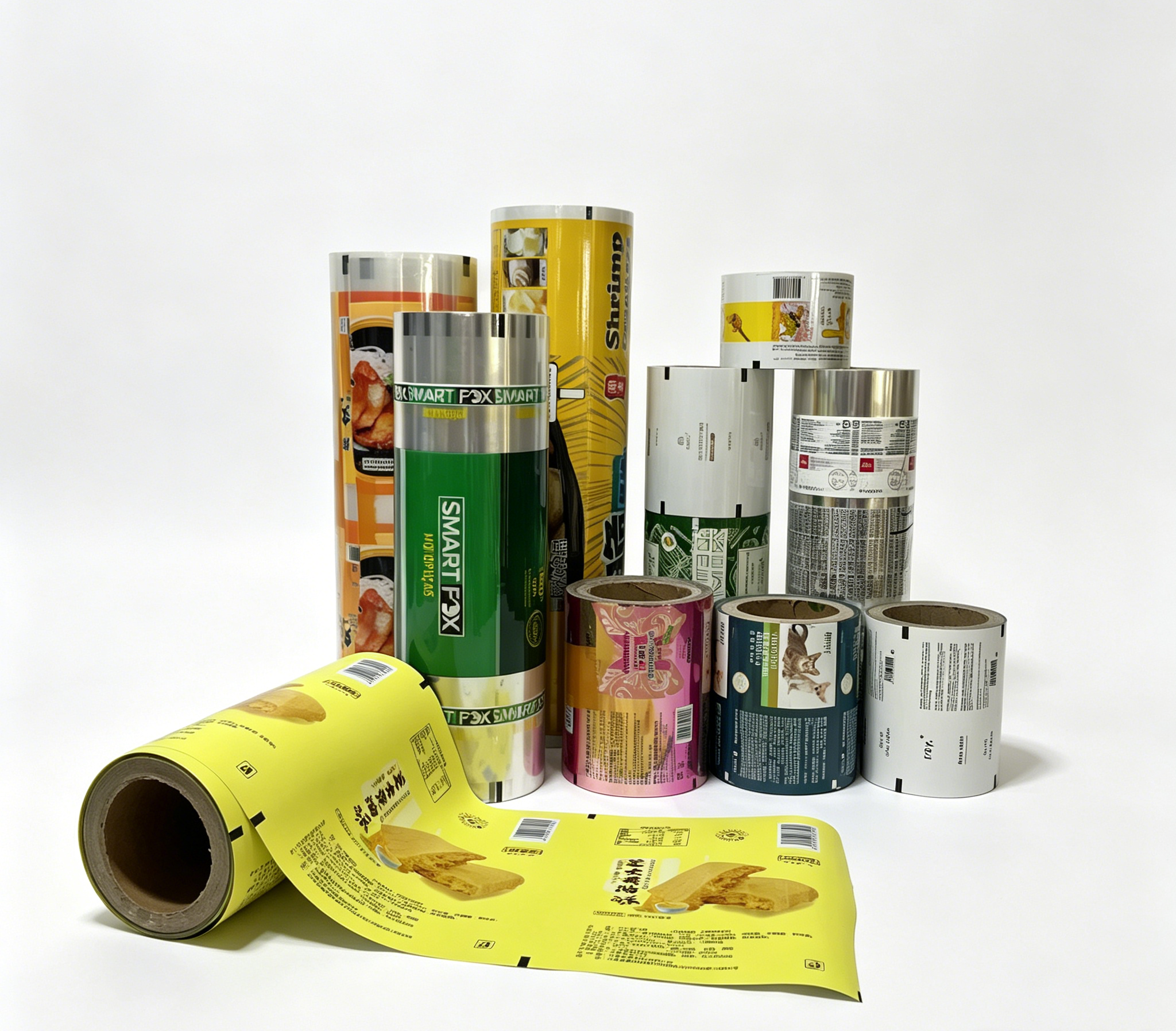 Custom Printed Rollstock Film for Food Packaging