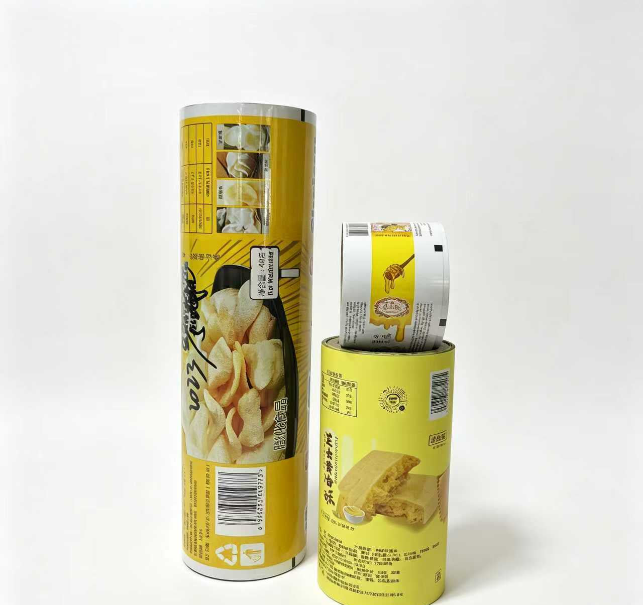 Custom Printed Rollstock Film for Food Packaging