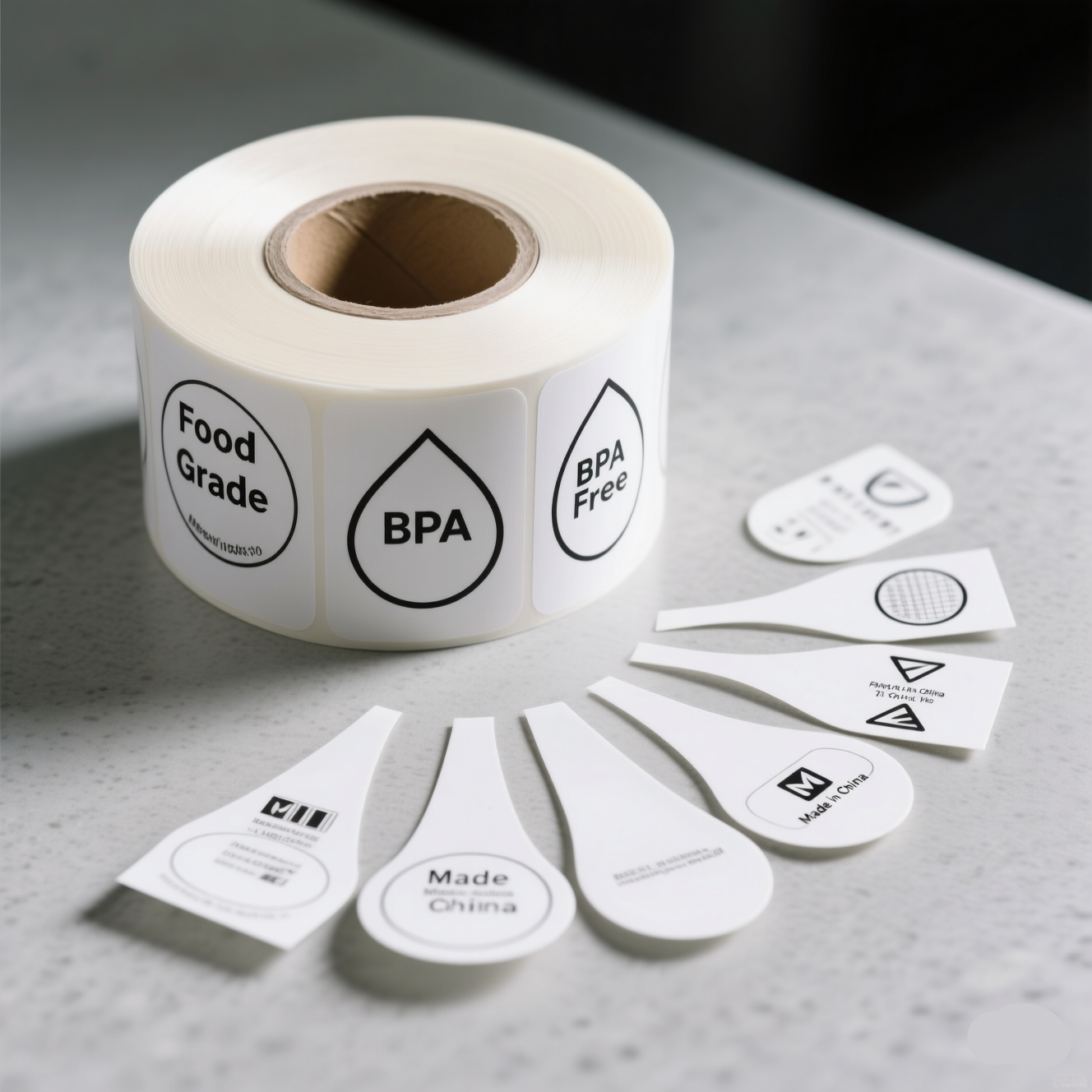 Adhesive label paper