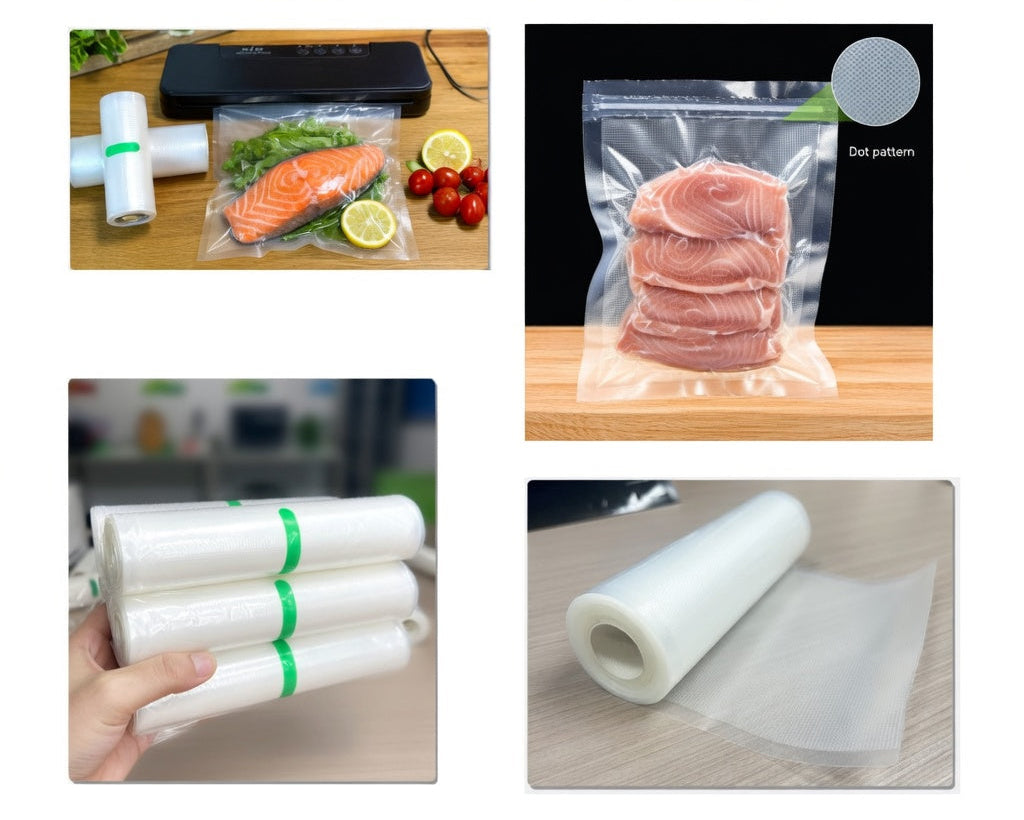 High barrier frozen vacuum bags for food packaging